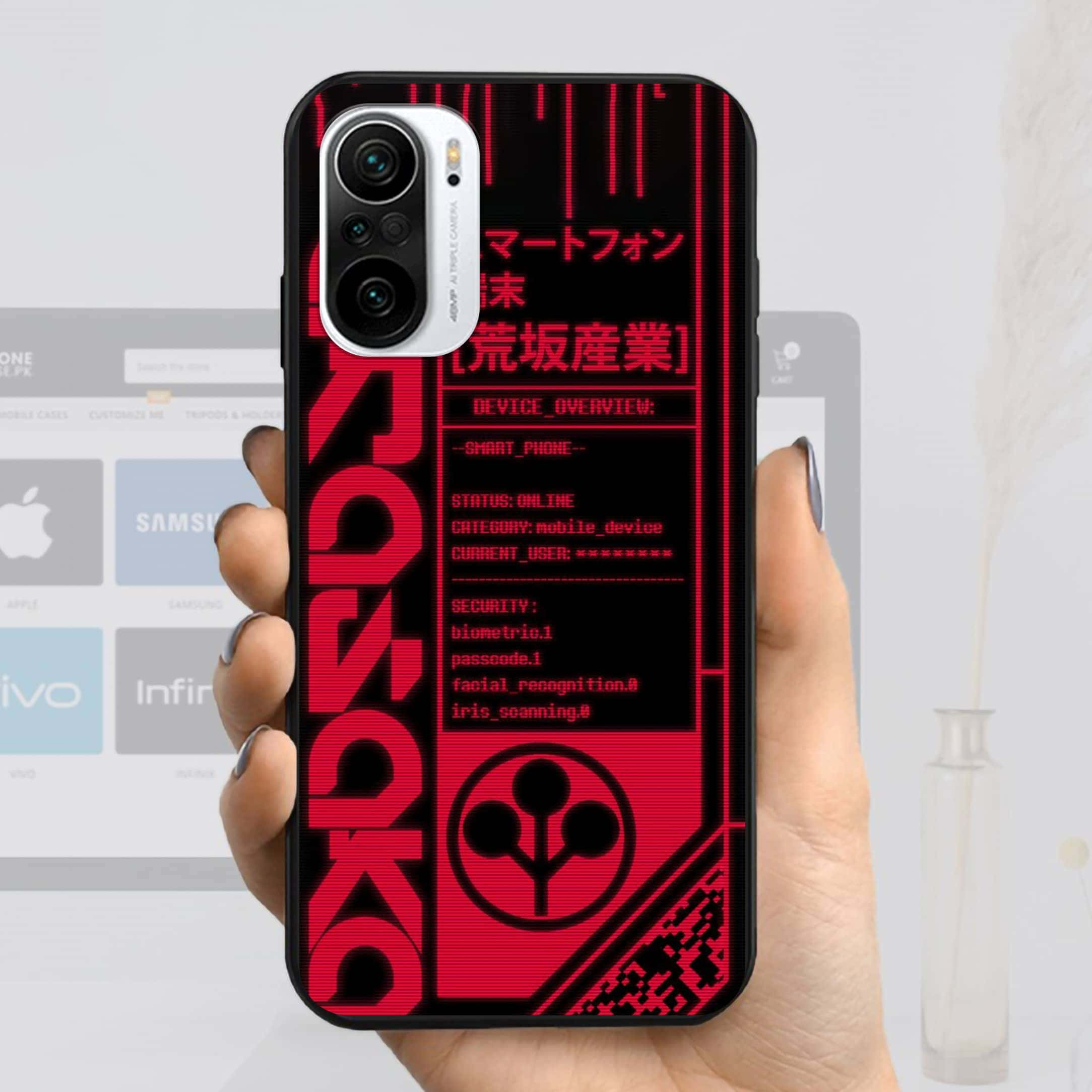 Cybernetic Warrior Series - Premium Printed Metal soft Bumper shock Proof Case All Models