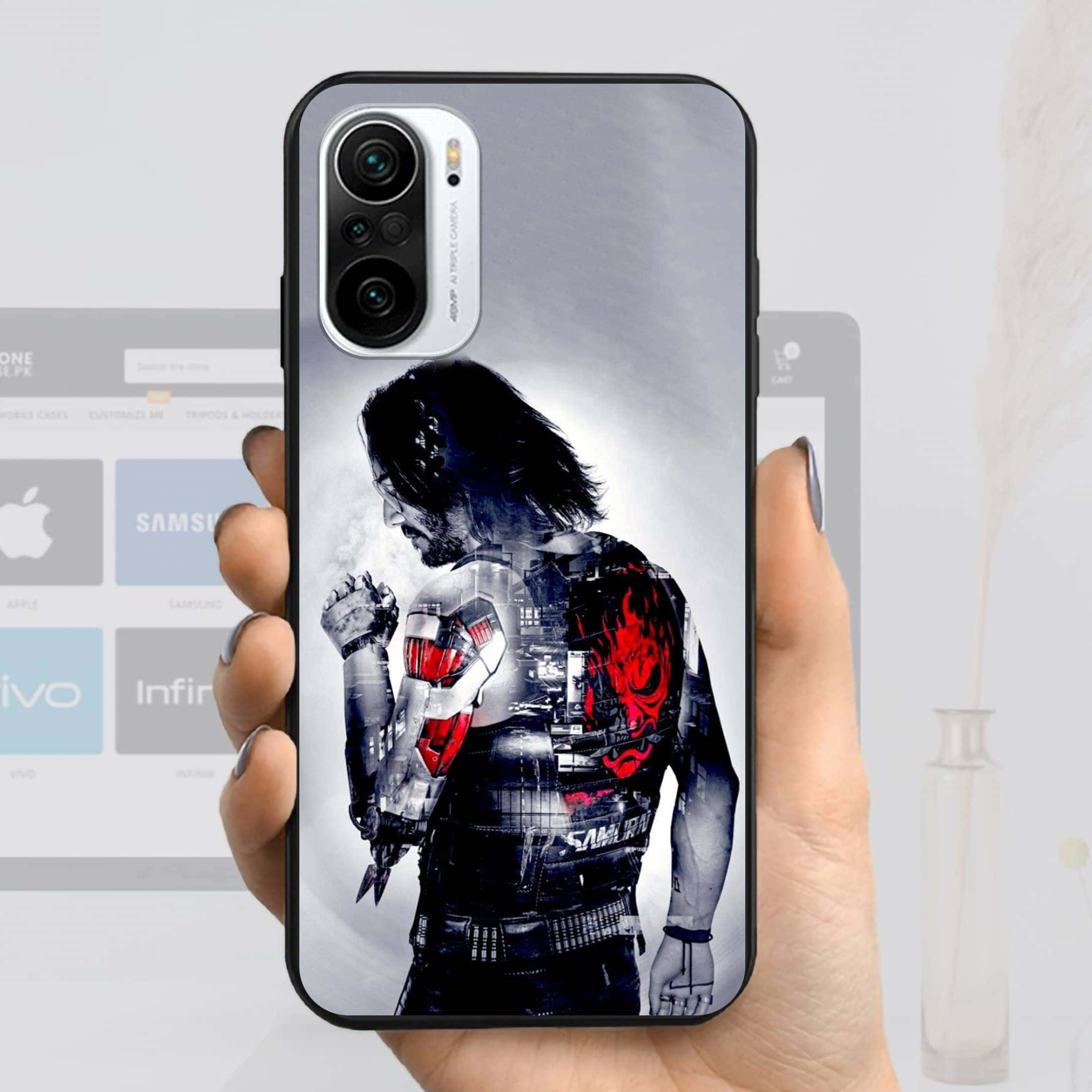 Cybernetic Warrior Series - Premium Printed Metal soft Bumper shock Proof Case All Models