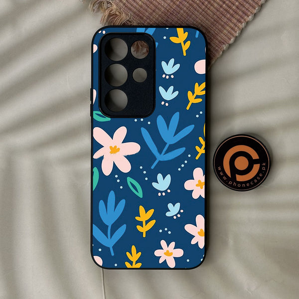 Realme C85 - Colorful Flowers - Premium Metal Printed Soft Bumper Shock Proof Case