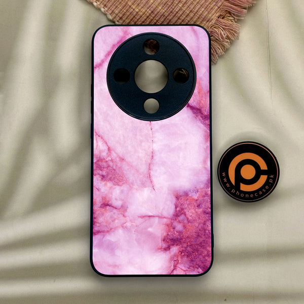 Honor x9d - Pink Design 5 - Premium Metal Printed Soft Bumper Shock Proof Case