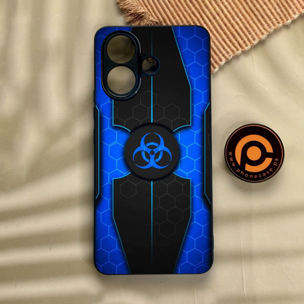 Vivo V60 Lite  - Biohazard Design 1 - Premium Metal Printed Soft Bumper Shock Proof Case