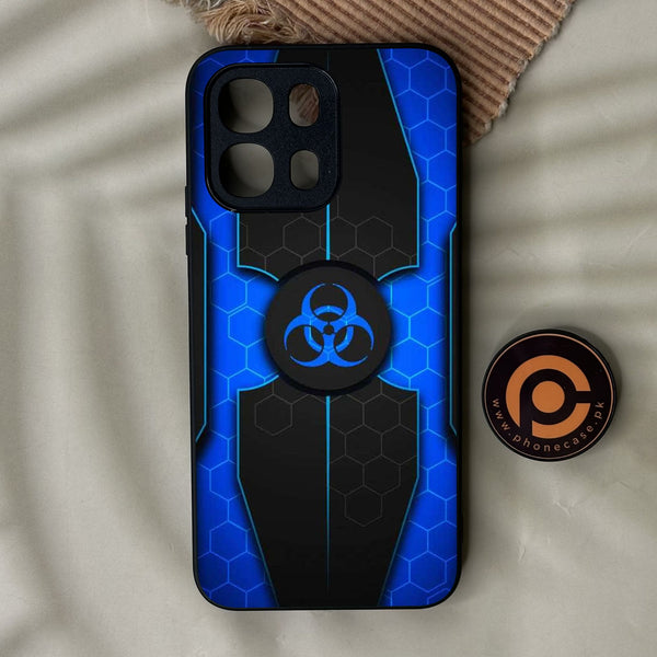 Oppo A6x - Biohazard Design 1 - Premium Metal Printed Soft Bumper Shock Proof Case