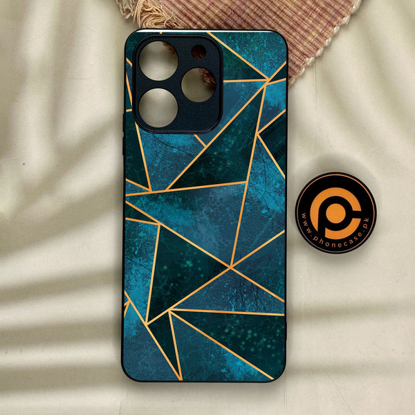 Realme Note 70 - Geometric Design 6 - Premium Metal Printed Soft Bumper Shock Proof Case