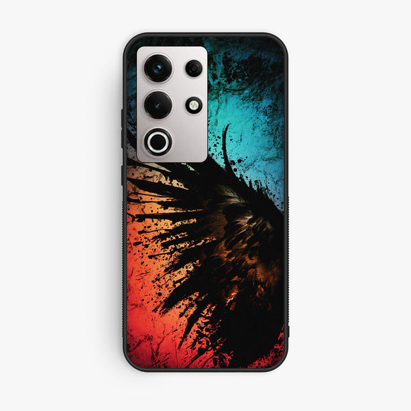 Itel S25 Ultra - Angel 2.0 Design 9 - Premium Metal Printed Soft Bumper Shock Proof Case