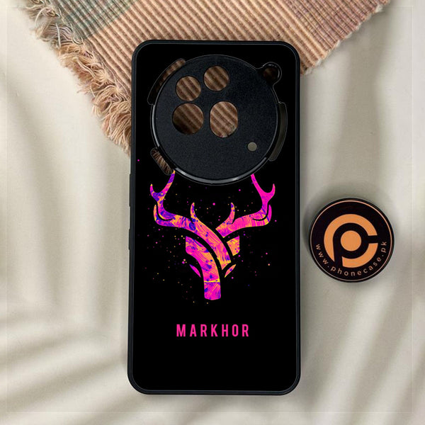 Nothing Phone 3a Pro - Markhor Design 6 - Premium Metal Printed Soft Bumper Shock Proof Case