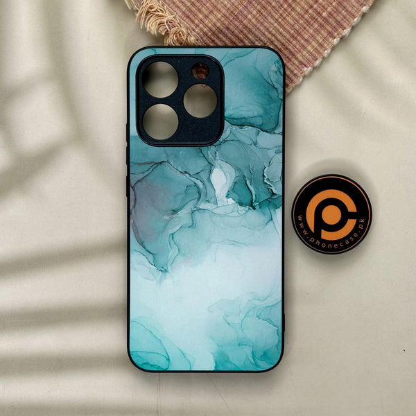 Realme 15T - Blue Marble Design 3 - Premium Metal Printed Soft Bumper Shock Proof Case