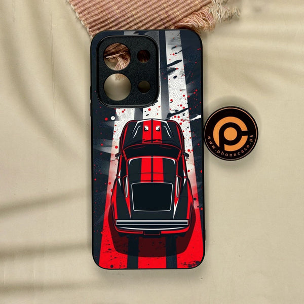 Xiaomi Redmi 15C - Top-Down Track - Premium Metal Printed Soft Bumper Shock Proof Case