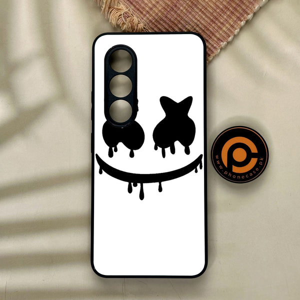 Itel S25 - Marshmello Face - Premium Metal Printed Soft Bumper Shock Proof Case