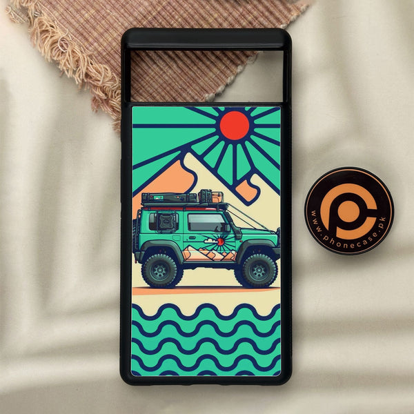 Google Pixel 6 - Suzuki Jimny Design - Premium Metal Printed Soft Bumper Shock Proof Case