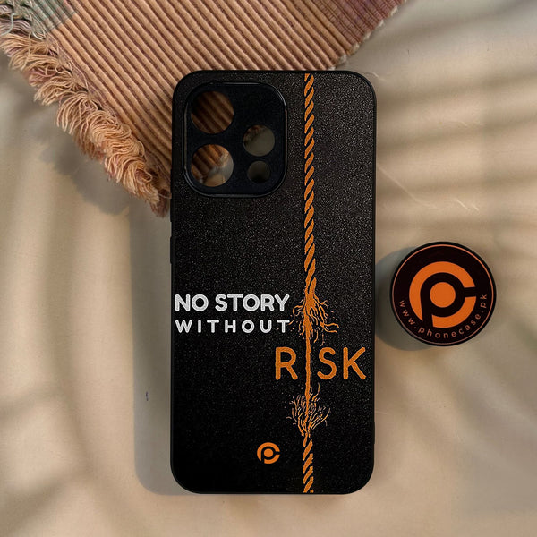 Oppo Reno 15 5G - The Risk Taker - Premium Metal Printed Soft Bumper Shock Proof Case