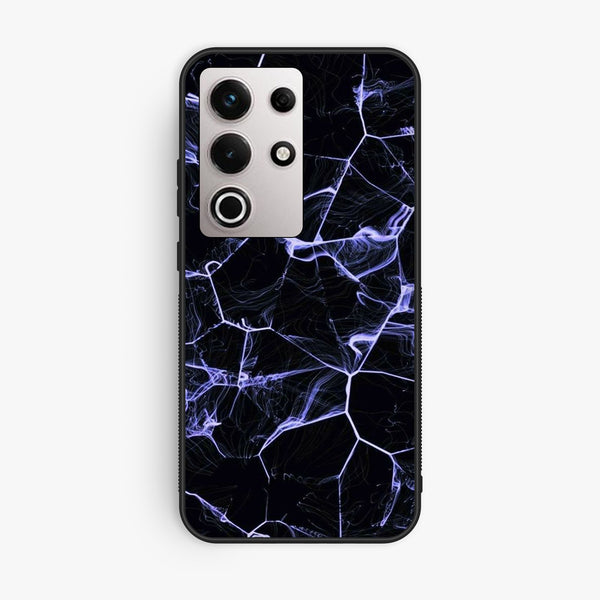 Itel S25 Ultra - Black Marble Design 10 - Premium Metal Printed Soft Bumper Shock Proof Case