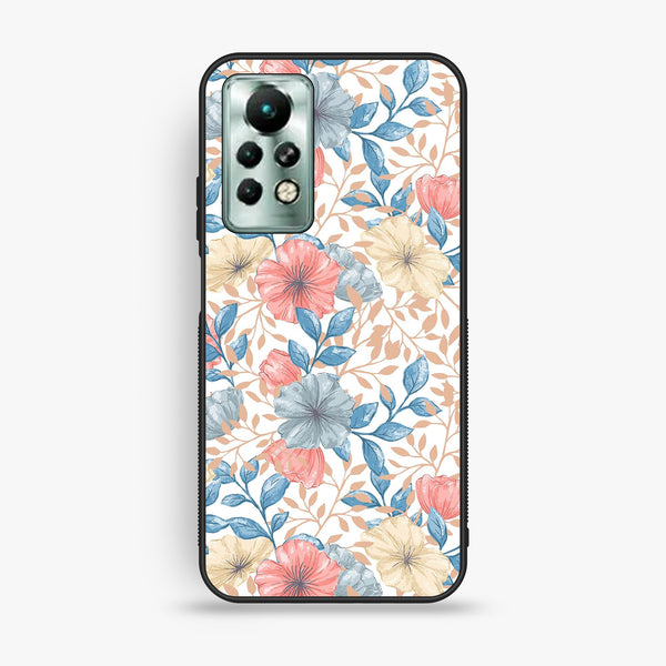 Infinix Note 11 Pro - Seamless Flower - Premium Metal Printed Soft Bumper Shock Proof Case