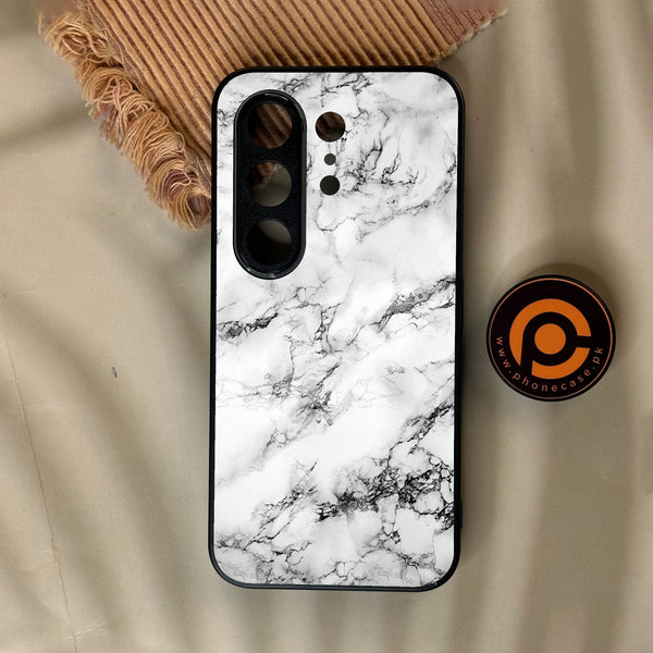 Tecno Camon 50 4G - White Design 7 - Premium Metal Printed Soft Bumper Shock Proof Case