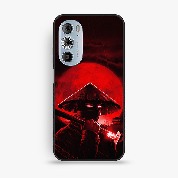 Motorola Edge 30 Pro - Ninja Design 2 - Premium Metal Printed Soft Bumper Shock Proof Case