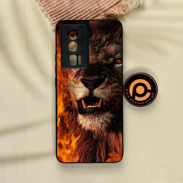 Xiaomi Redmi K60 Pro - Tiger Design 2 - Premium Metal Printed Soft Bumper Shock Proof Case