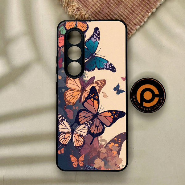 Itel S25 - Butterflies Design 6 - Premium Metal Printed Soft Bumper Shock Proof Case
