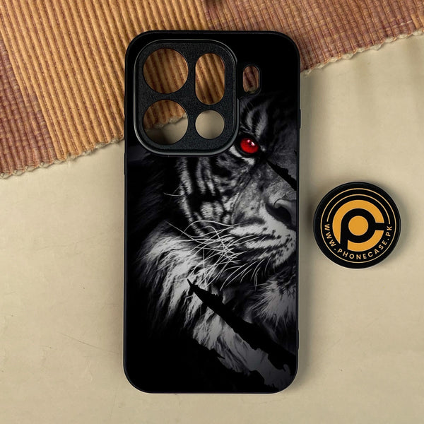Oppo Find X9 Pro - Tiger Design 7 - Premium Metal Printed Soft Bumper Shock Proof Case