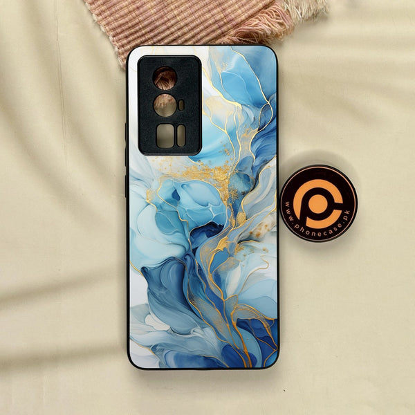 Xiaomi Redmi K60 Pro - Liquid Design 1 - Premium Metal Printed Soft Bumper Shock Proof Case