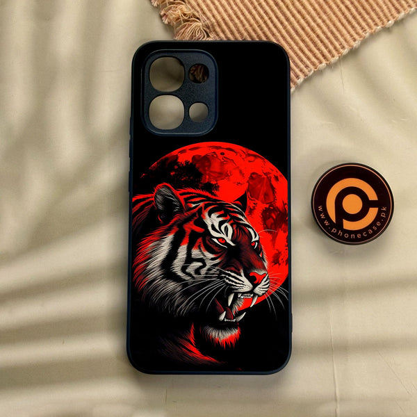 Oppo A6 Pro - Tiger 2.0 Design 8 - Premium Metal Printed Soft Bumper Shock Proof Case