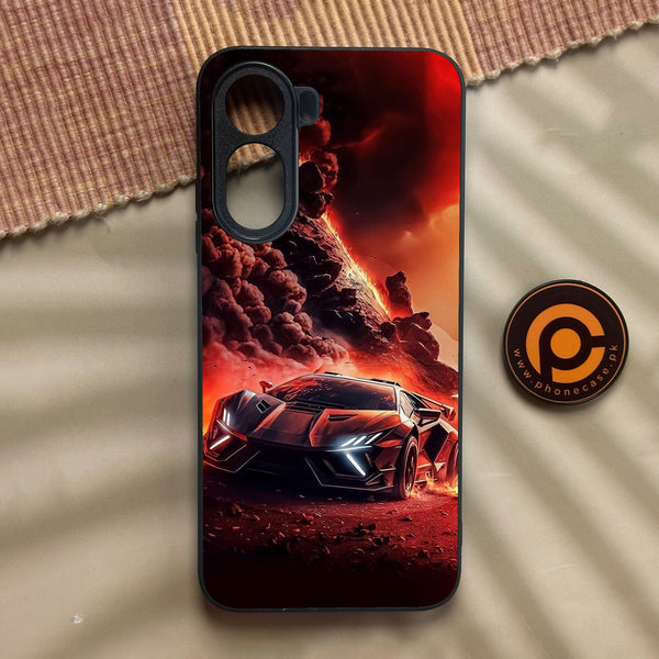 Xiaomi Redmi A7 Pro - Racing Design 7 - Premium Metal Printed Soft Bumper Shock Proof Case