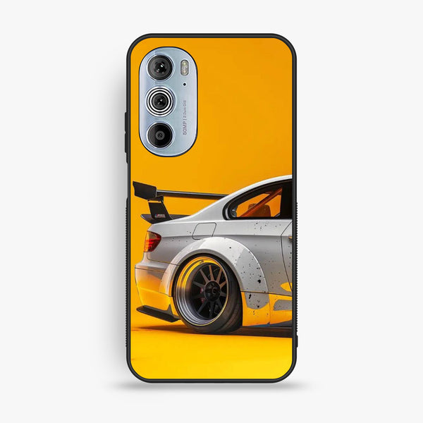 Motorola Edge 30 Pro - M3 Gt2 Racing Car - Premium Metal Printed Soft Bumper Shock Proof Case
