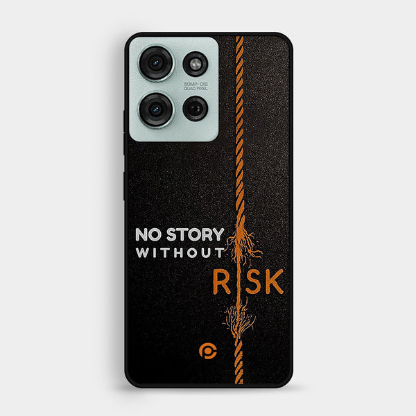 Motorola Moto G75 - The Risk Taker - Premium Metal Printed Soft Bumper Shock Proof Case