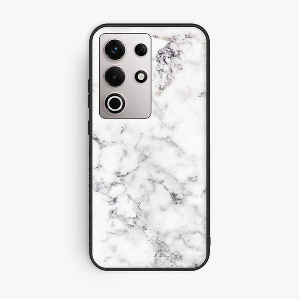 Itel S25 Ultra - White Design 10 - Premium Metal Printed Soft Bumper Shock Proof Case