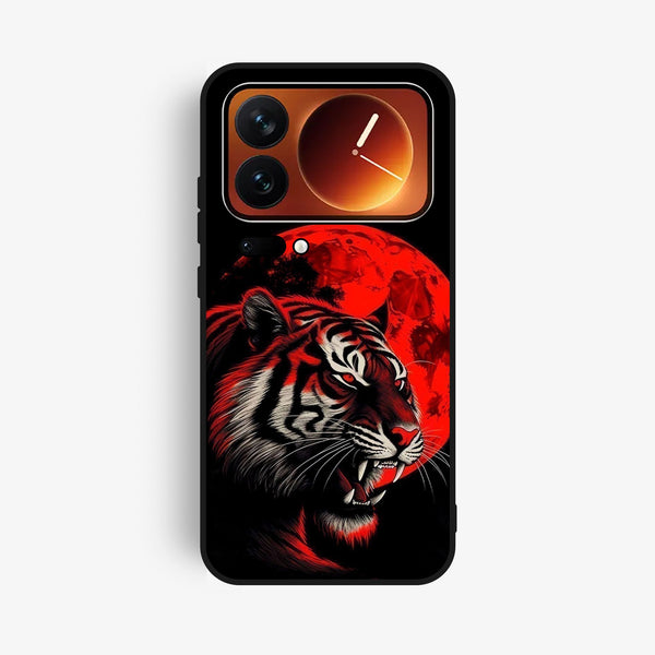 Xiaomi 17 Pro Max - Tiger 2.0 Design 8 - Premium Metal Printed Soft Bumper Shock Proof Case