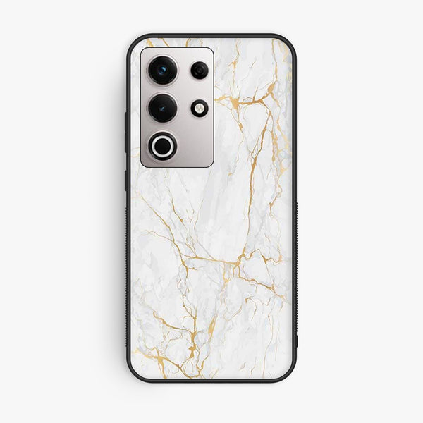 Itel S25 Ultra - White Design 8 - Premium Metal Printed Soft Bumper Shock Proof Case