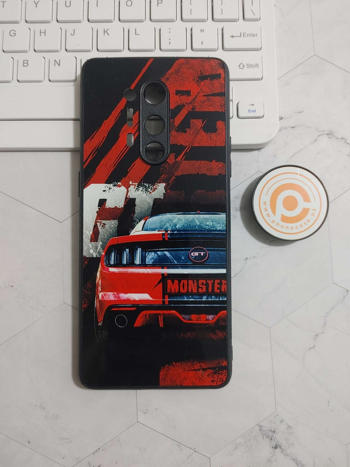 OnePlus 8 Pro - Speed Shift Racing Car - Premium Metal Printed soft Bumper Shock Proof Case CS-24682