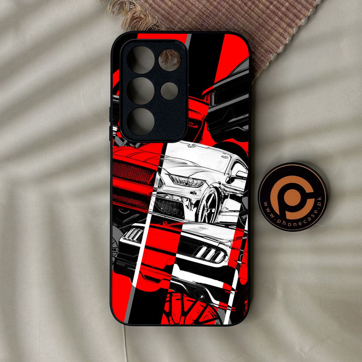Realme C85 - Racing Series 2.0 Design 6 - Premium Metal Printed Soft Bumper Shock Proof Case