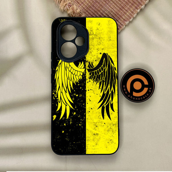 Honor 400 - Angel 2.0 Design 1 - Premium Metal Printed Soft Bumper Shock Proof Case