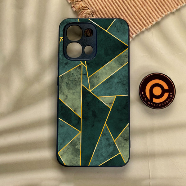 Oppo A6 Pro - Geometric Design 5 - Premium Metal Printed Soft Bumper Shock Proof Case