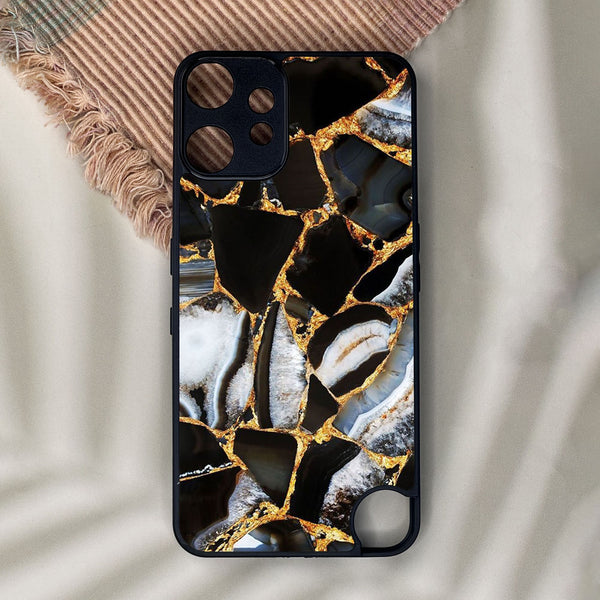 Nothing CMF Phone 2 Pro - Black Marble Design 5 - Premium Metal Printed Soft Bumper Shock Proof Case