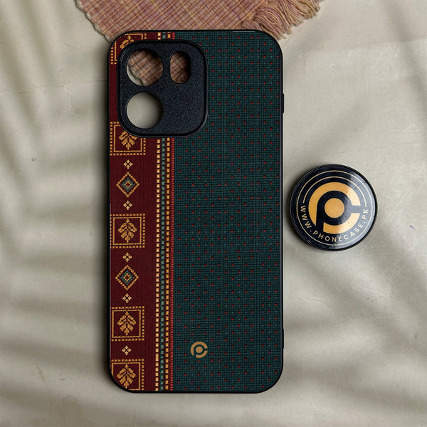 Oneplus Nord Ce 6 - Classic Weave Design 11 - Premium Metal Printed Soft Bumper Shock Proof Case