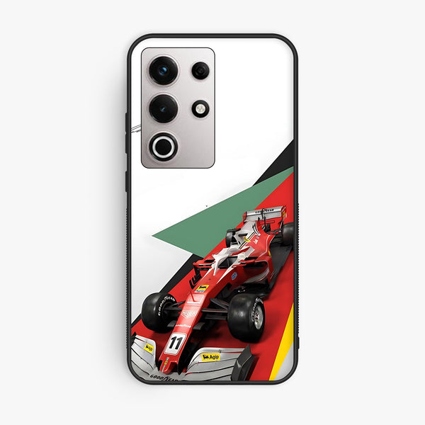 Itel S25 Ultra - Formula 1 Design 3 - Premium Metal Printed Soft Bumper Shock Proof Case