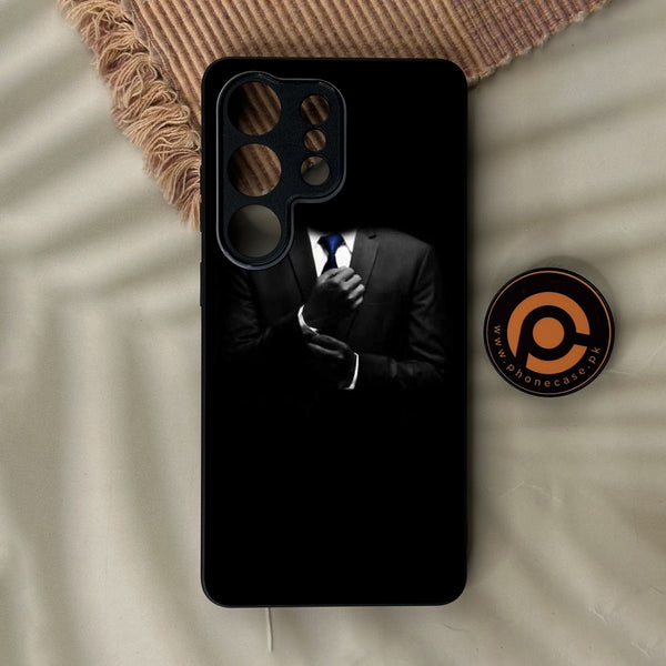 Samsung Galaxy S26 Ultra - Black Art Design 1 - Premium Metal Printed Soft Bumper Shock Proof Case