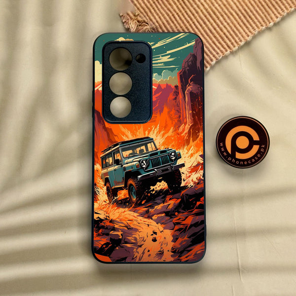 Xiaomi Redmi 15 - Jeep Offroad - Premium Metal Printed Soft Bumper Shock Proof Case