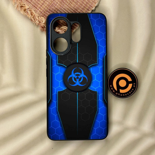 Vivo V60 - Biohazard Design 1 - Premium Metal Printed Soft Bumper Shock Proof Case