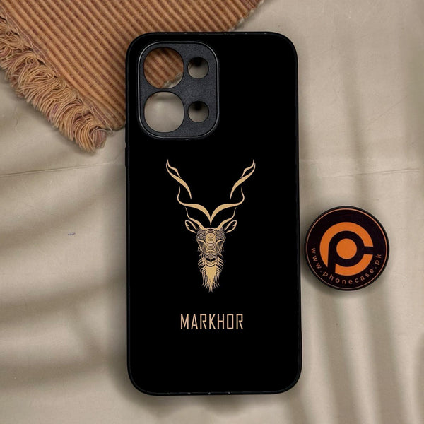 Vivo Y31d - Markhor Design 3 - Premium Metal Printed Soft Bumper Shock Proof Case