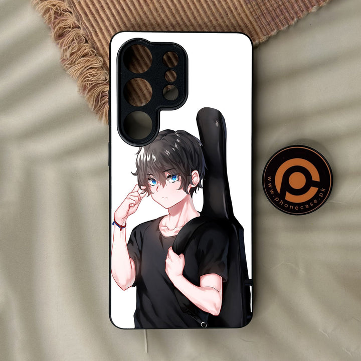 Samsung Galaxy S26 Ultra - Anime Series Design 2 - Premium Metal Printed Soft Bumper Shock Proof Case