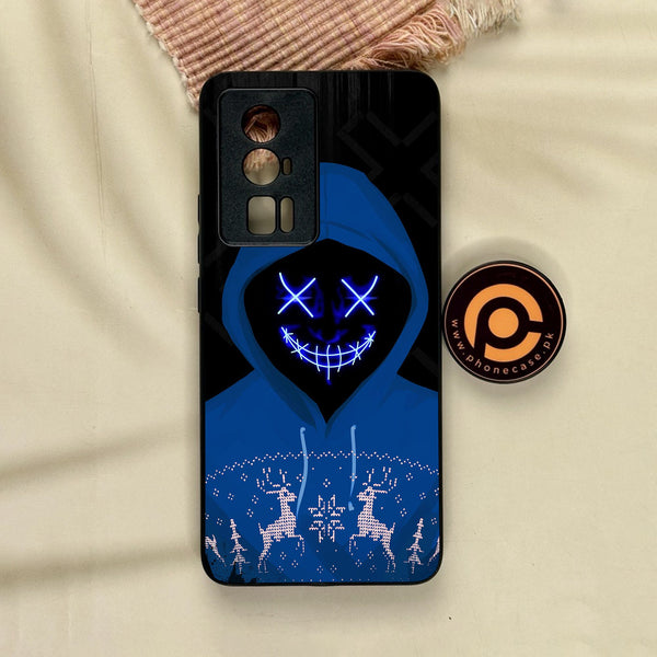 Xiaomi Redmi K60 Pro - Anonymous 2.0 Design 9 - Premium Metal Printed Soft Bumper Shock Proof Case
