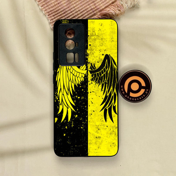 Xiaomi Redmi K60 Pro - Angel 2.0 Design 1 - Premium Metal Printed Soft Bumper Shock Proof Case