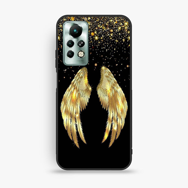 Infinix Note 11 Pro - Angel Wings Design 1 - Premium Metal Printed Soft Bumper Shock Proof Case