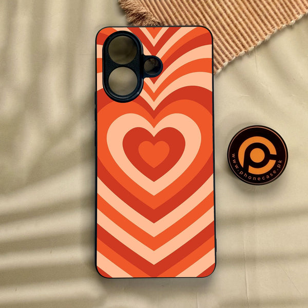 Vivo V60 Lite  - Heartbeat Design 9 - Premium Metal Printed Soft Bumper Shock Proof Case