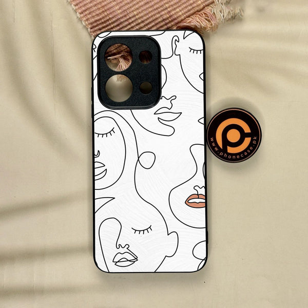 Xiaomi Redmi 15C - Girls Design 1 - Premium Metal Printed Soft Bumper Shock Proof Case