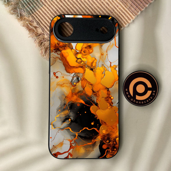 iPhone Air - Liquid Marble Design 2 - Premium Metal Printed Soft Bumper Shock Proof Case
