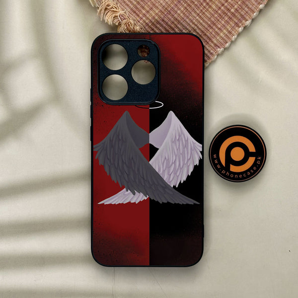 Realme 15T - Angel 2.0 Design 7 - Premium Metal Printed Soft Bumper Shock Proof Case