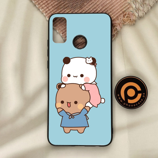 Honor 9X Lite - Cute Bubu Dudu Design 5 - Premium Metal Printed Soft Bumper Shock Proof Case