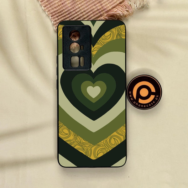 Xiaomi Redmi K60 Pro - Heart 2.0 Design 1 - Premium Metal Printed Soft Bumper Shock Proof Case